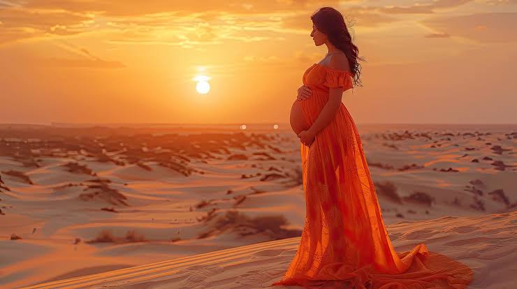 desert-safari-pregnant-lady