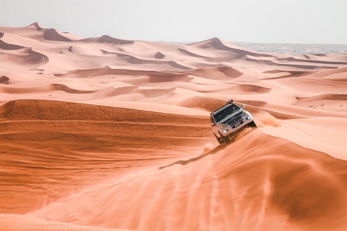 Dune bashing desert safari - Things to do in Dubai Desert