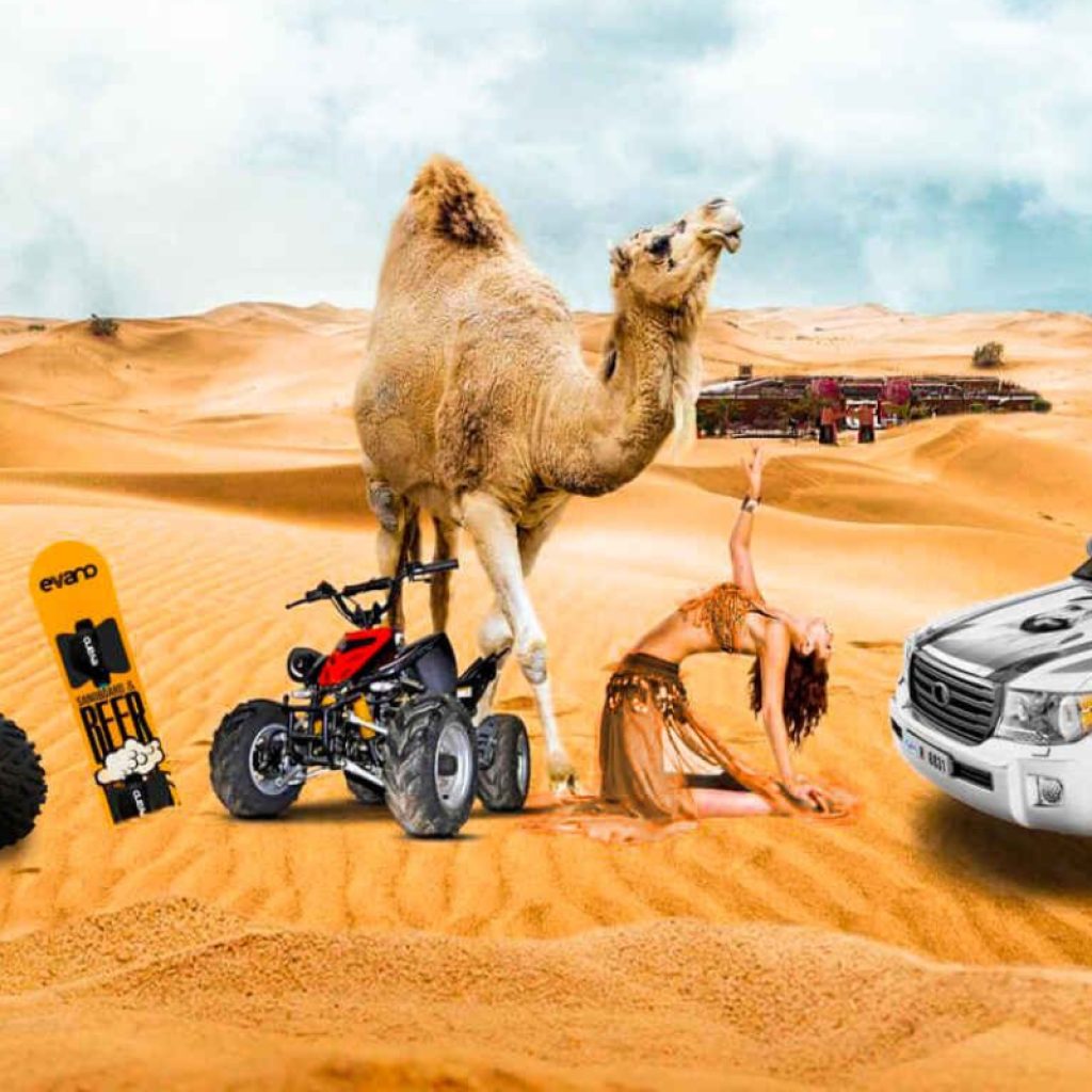 Evening Desert Safari with dune bashing & belly dance