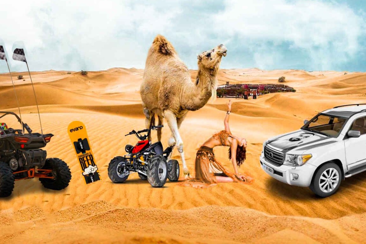 Evening Desert Safari with dune bashing & belly dance