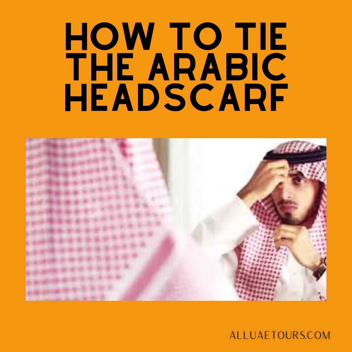 How to tie the Arabic Headscarf