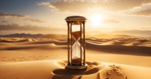 Desert Safari Tour Timings, Hourglass in the desert